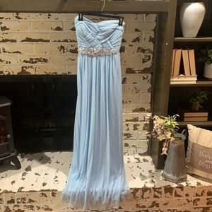 Light blue sparkly dress. City Triangle size 5
